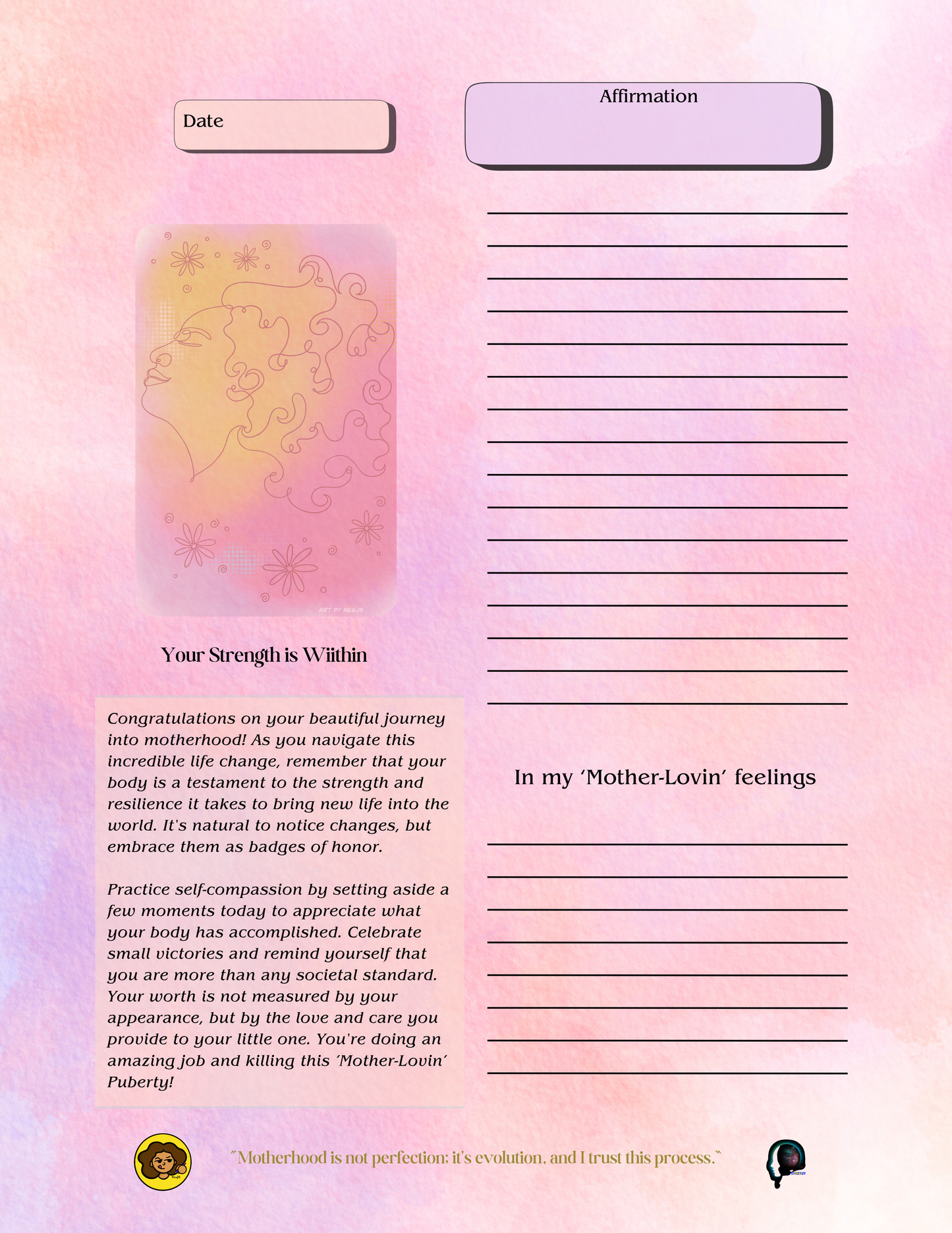 Mother-Lovin' Puberty Companion Journal